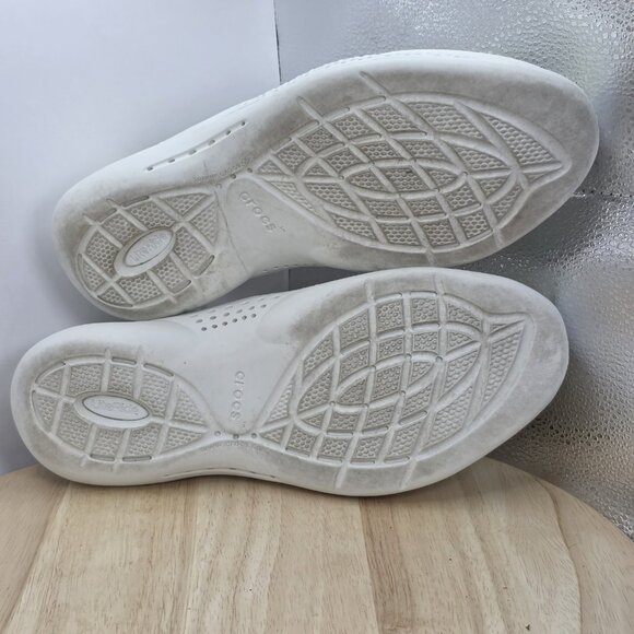Mens Size 8 - CROCS LiteRide 360 Pacer 206715 Running Casual Shoes White - Picture 8 of 9